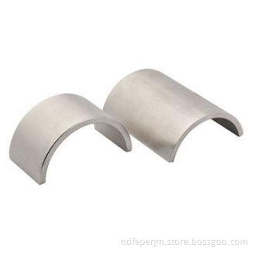 Custom N40H Arc Neodymium Permanent Magnet For Motors 1250-